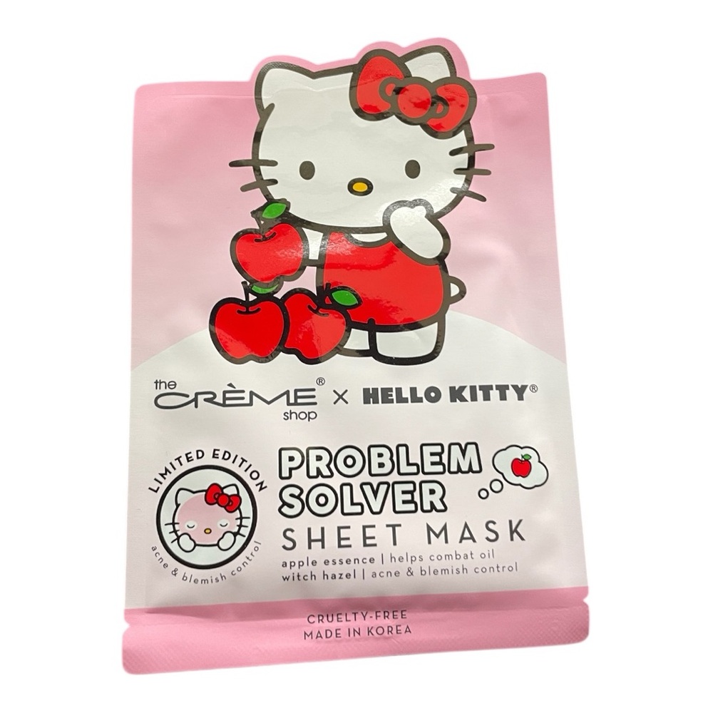 4/$20 Hello Kitty The Crème Shop Problem Solver Sheet Mask